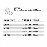 Tobillera Deportiva Runner con tiras BC1458