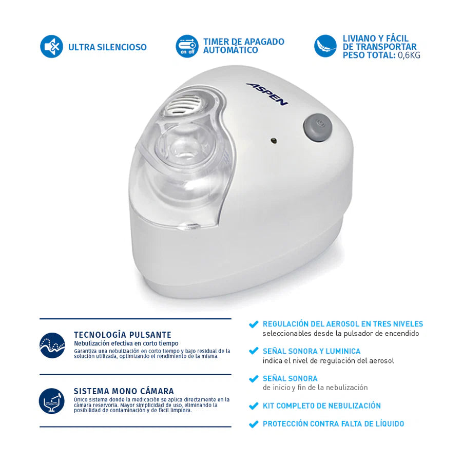 Nebulizador Ultrasónico Aspen NU320FE Plus (-3635)