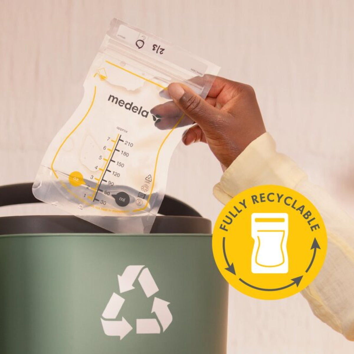 Bolsa de Almacenamiento de Leche Materna Medela Easy Pour - 25 unidades