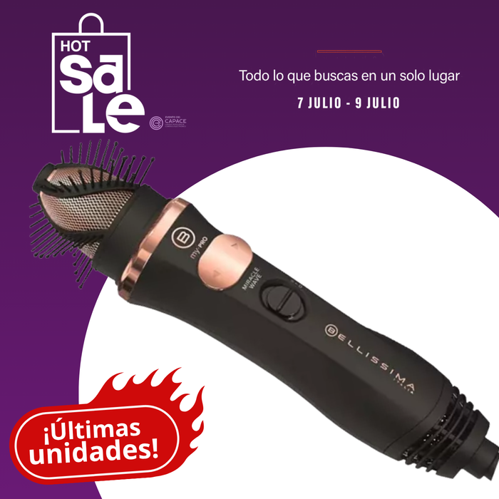 Cepillo de Aire Modelador Automatico Bellissima Miracle Wave GH19 1100