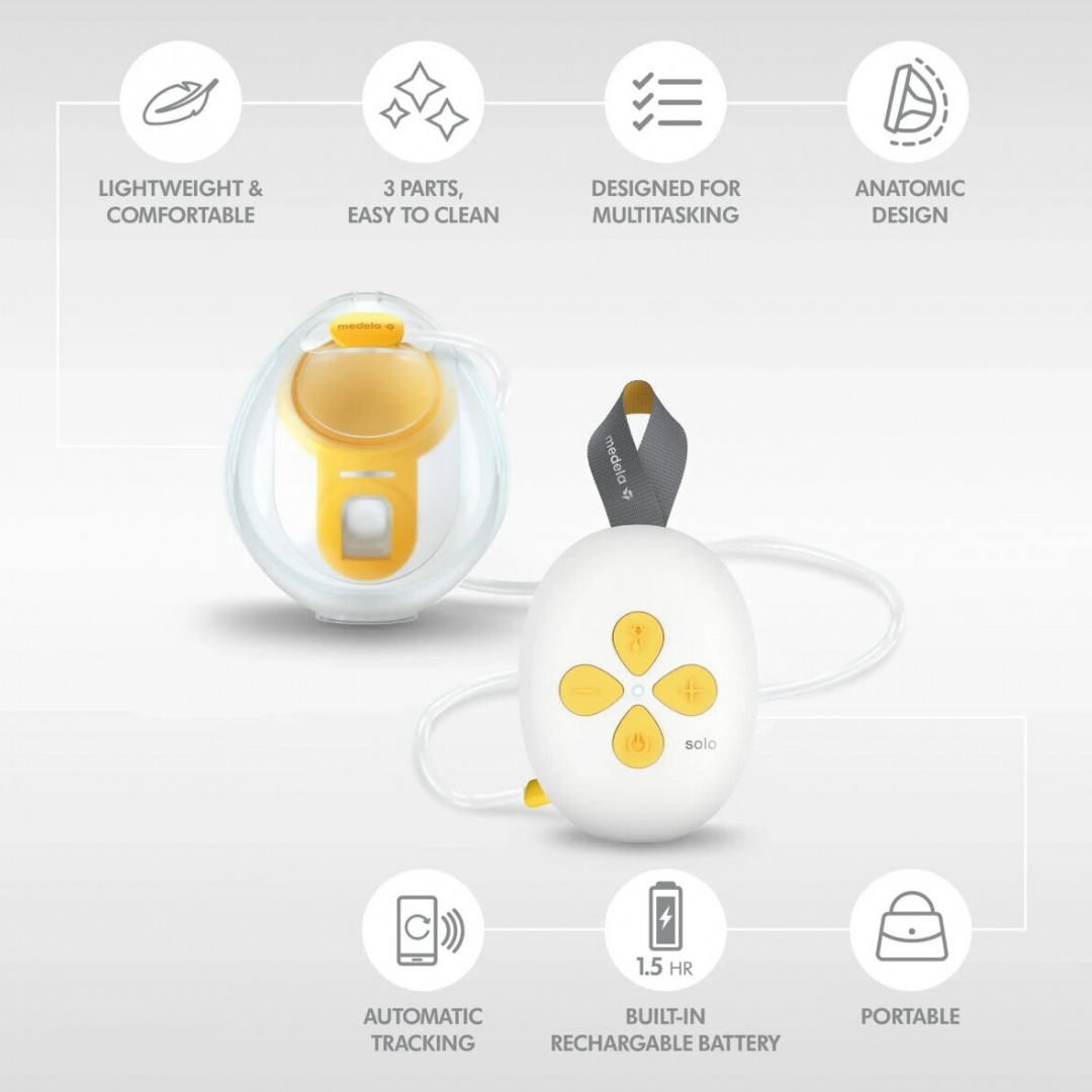 Extractor de Leche Eléctrico Manos Libres Solo™ Medela