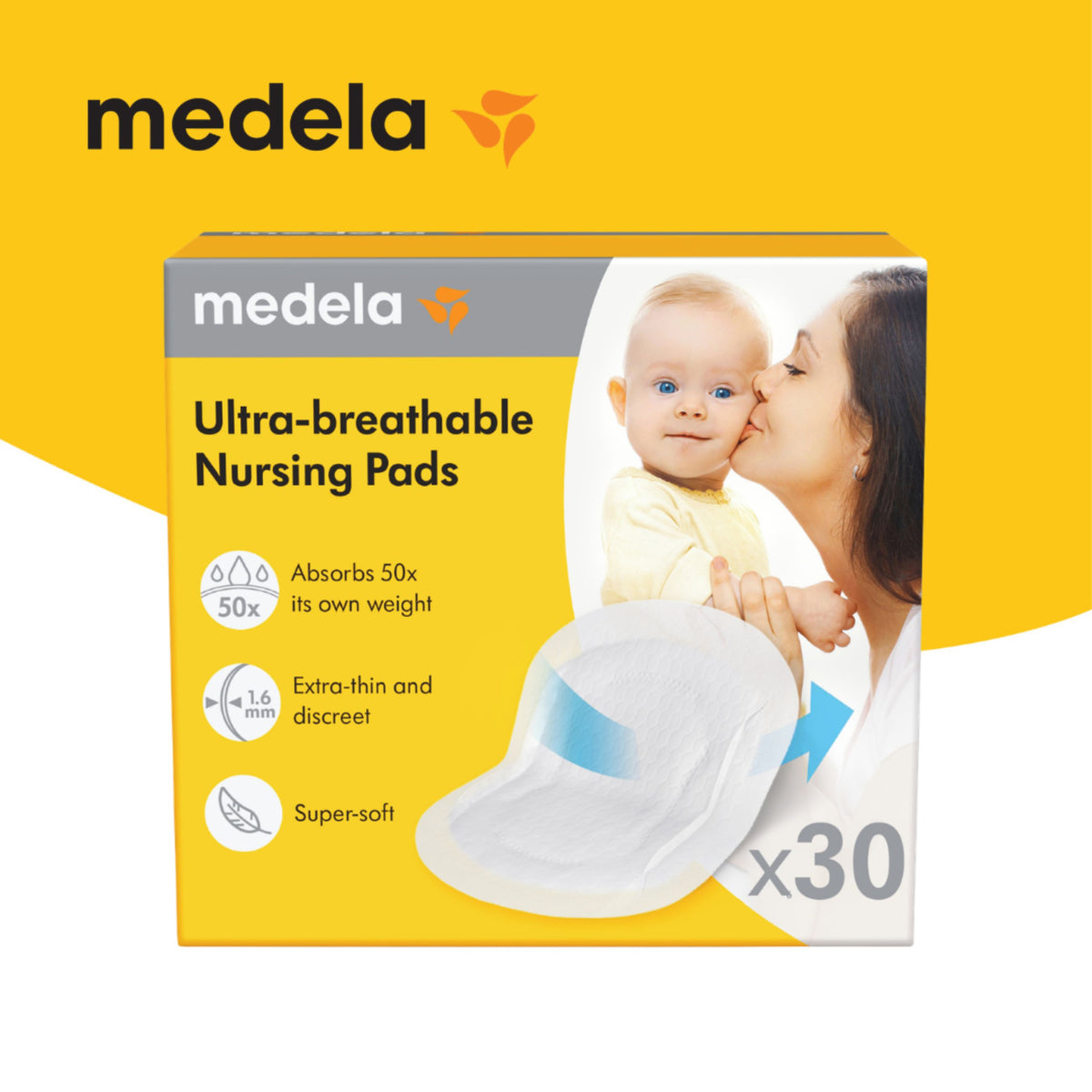 Discos Absorbentes Ultra Transpirables Medela  X 30
