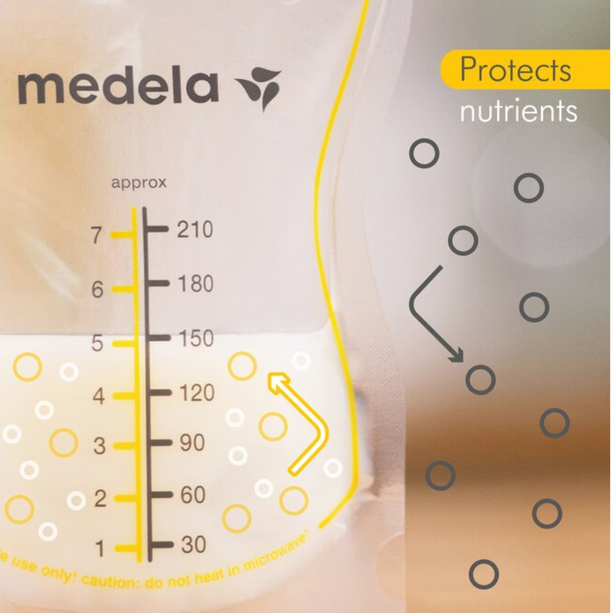 Bolsa de Almacenamiento de Leche Materna Medela Easy Pour - 25 unidades