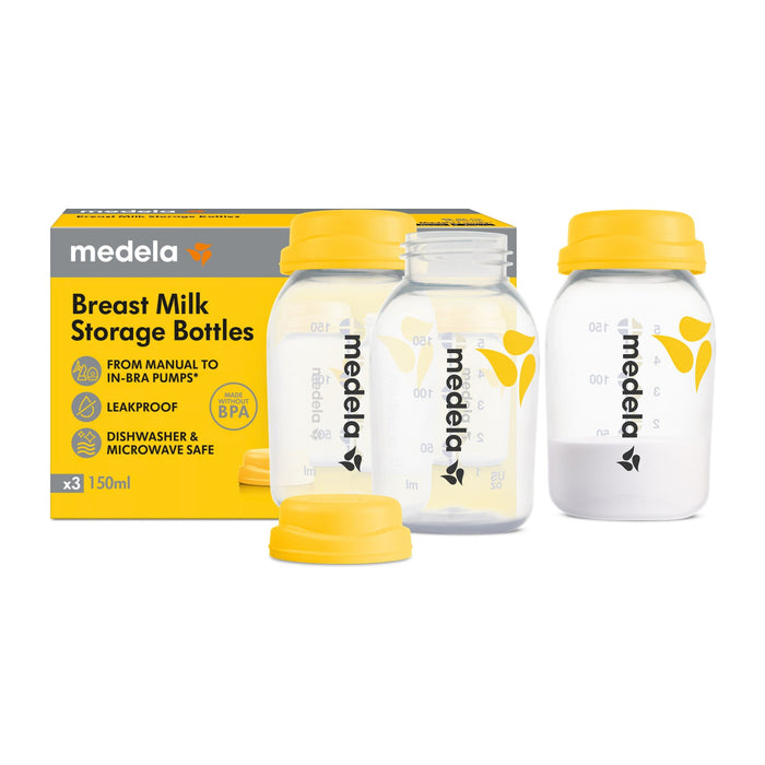Botellas para Leche Materna Medela 150 ml - Pack x 3