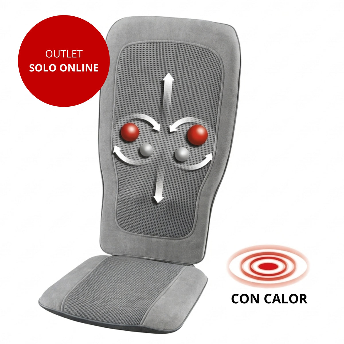 Asiento Masajeador Shiatsu Imetec Sensuij SM5-200