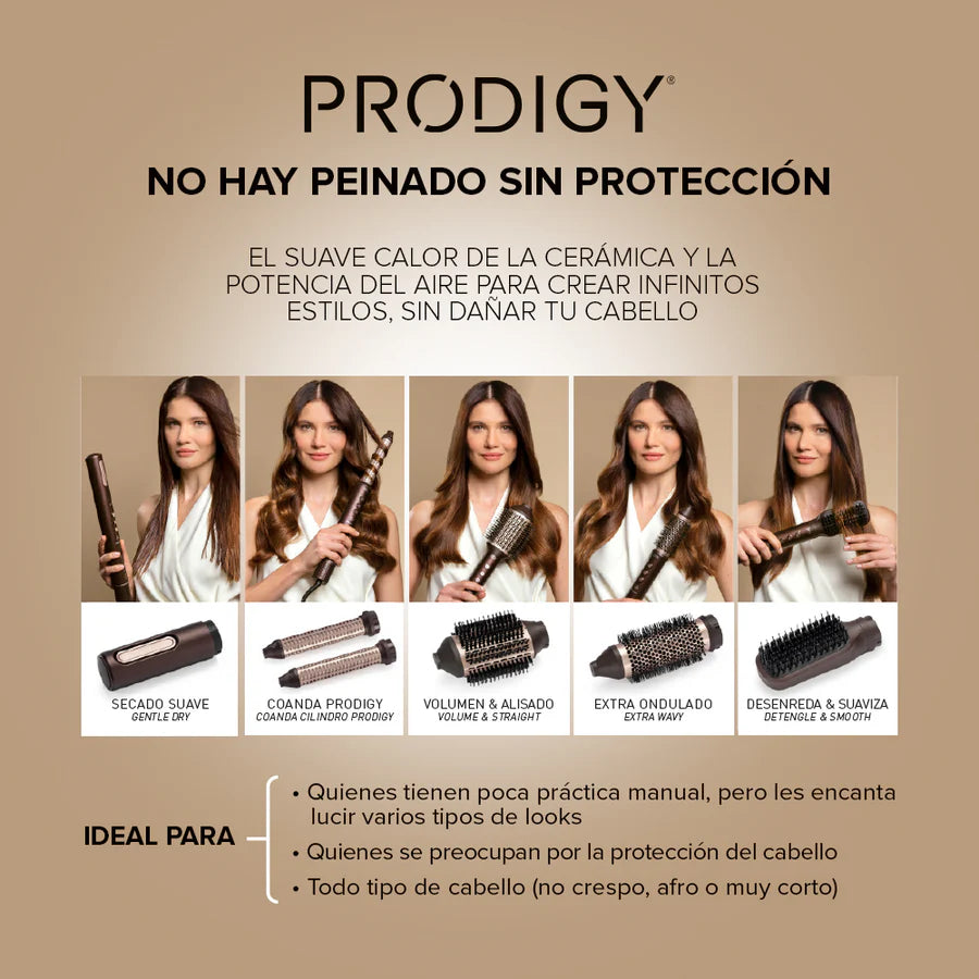 Cepillo Moldeador de Aire Digital Bellissima Prodigy®