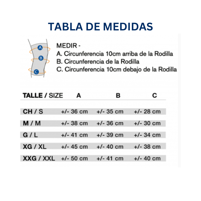 Rodillera con Sostén Rotuliano Body Care BC1102