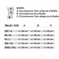 Rodillera Policéntrica Corta Body Care BC1151