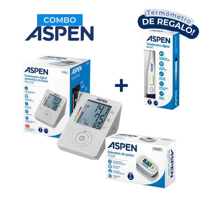 Tensiómetro de Brazo CF155F + Oxímetro - Aspen