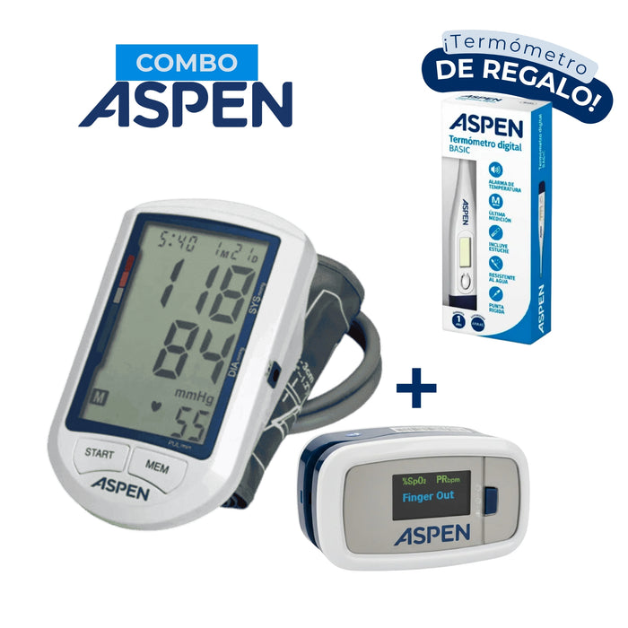 Tensiómetro de Brazo KD-5031 + Oxímetro - Aspen