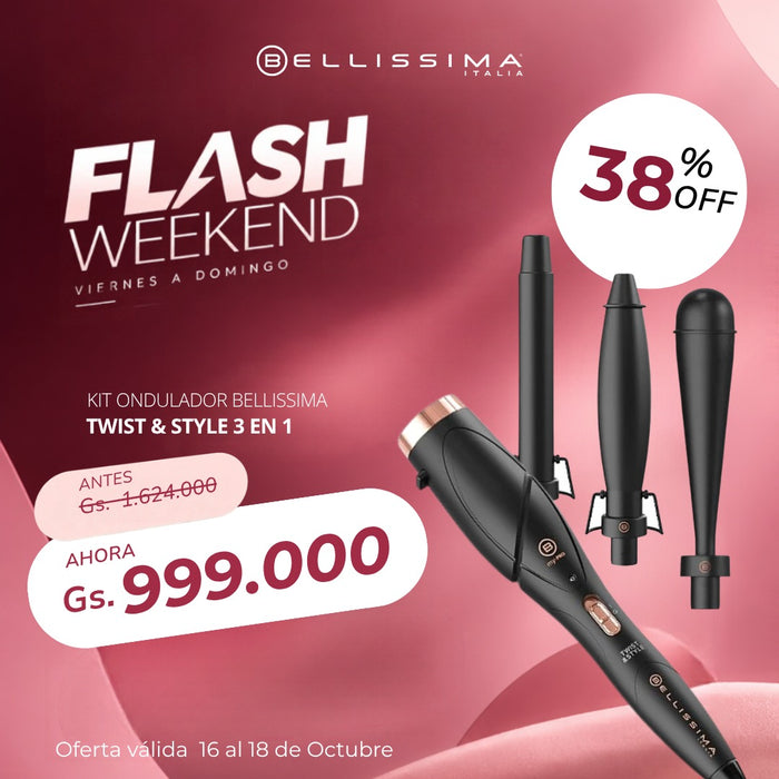 Ondulador Bellissima Kit Twist & Style 3 en 1
