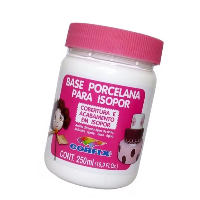 Base Porcelana para Isopor Corfix