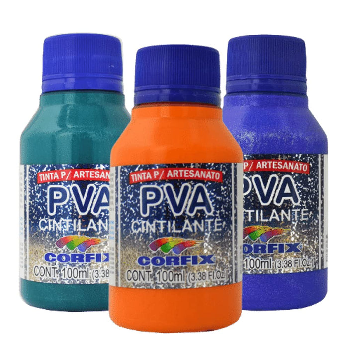 Pintura PVA Cintilante Corfix 100 ml