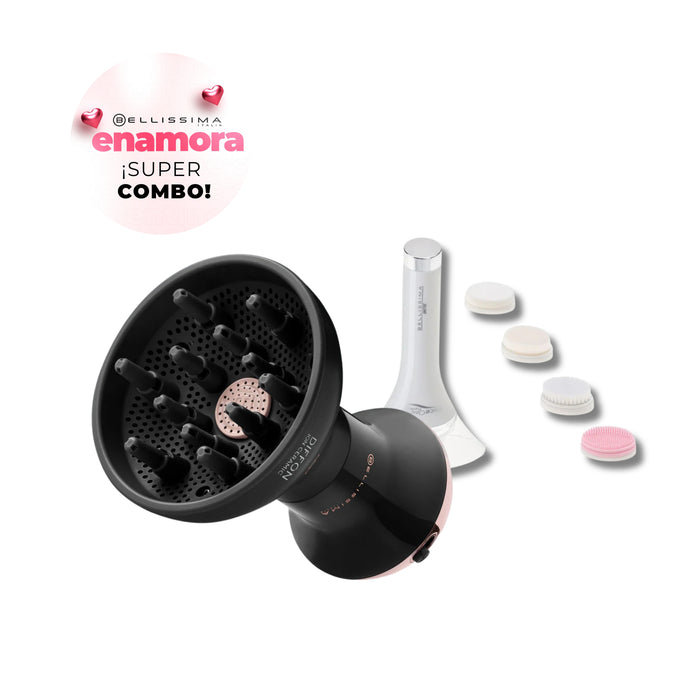 Difusor Ion Ceramic + Limpiador Facial Pure&Light (Combo Bellissima)