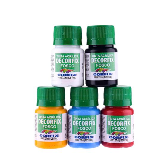 Pintura Acrílica Mate Decorfix Corfix 37 ml