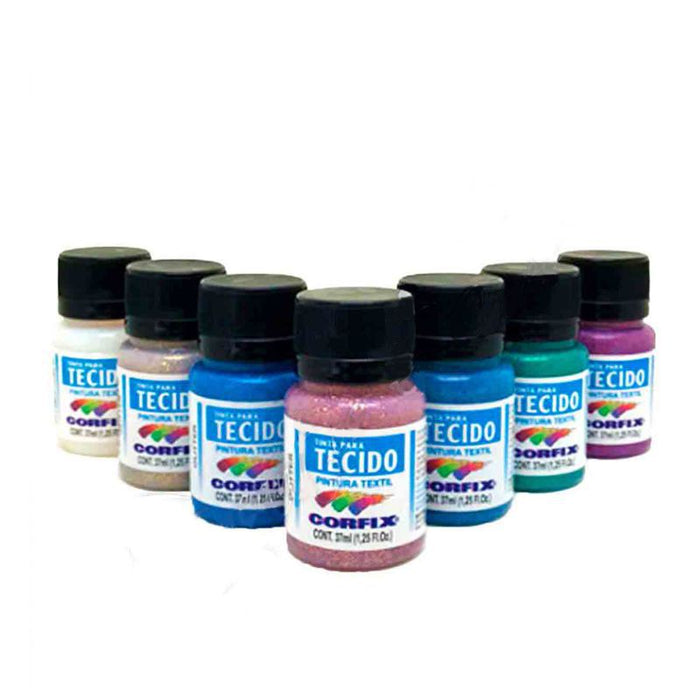 Pintura para Tejido Corfix Glitter 37 ml