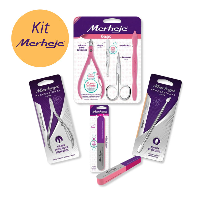 Kit Merheje Professional · Manicura Premium de Salón