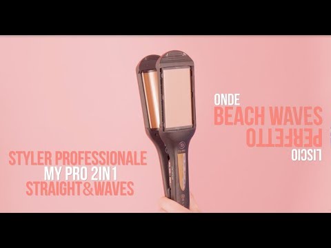 Planchita y Onduladora Bellissima My Pro 2 en 1 Straight&Waves B29 100