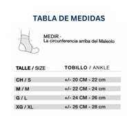 Tobillera Elástica Body Care BC1400