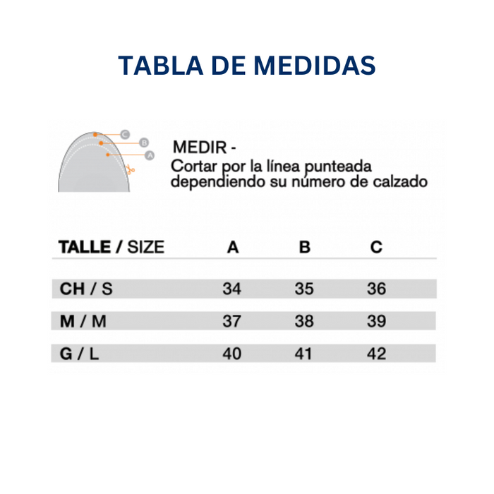 Plantilla para Mujer Body Care BC2023