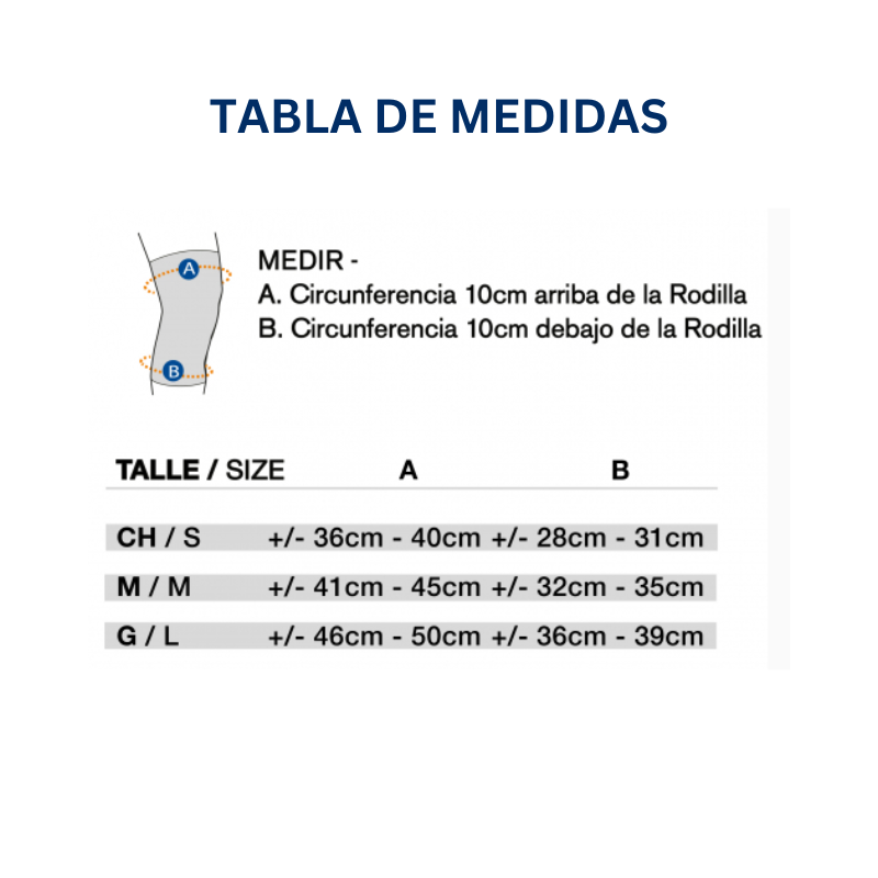 Inmovilizador de Rodilla de Neoprene Body Care BC1155
