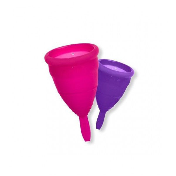 Kit de 2 Copas Menstruales Fleurity Rosa/Violeta